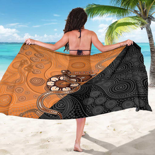 Greater Western Sydney Giants Sarong Aboriginal Snake Dot Art