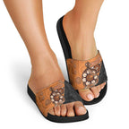 Greater Western Sydney Giants Slide Sandals Aboriginal Snake Dot Art