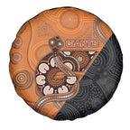 Greater Western Sydney Giants Spare Tire Cover Aboriginal Snake Dot Art