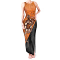 Custom Greater Western Sydney Giants Tank Maxi Dress Aboriginal Snake Dot Art