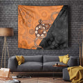 Greater Western Sydney Giants Tapestry Aboriginal Snake Dot Art
