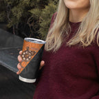 Custom Greater Western Sydney Giants Tumbler Cup Aboriginal Snake Dot Art