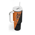 Custom Greater Western Sydney Giants Tumbler With Handle Aboriginal Snake Dot Art