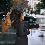 Greater Western Sydney Giants Umbrella Aboriginal Snake Dot Art