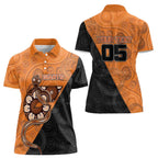Custom Greater Western Sydney Giants Women Polo Shirt Aboriginal Snake Dot Art
