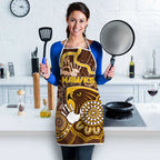Hawks Football Apron Aboriginal Dot Art Pattern