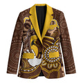 Custom Hawks Football Blazer Aboriginal Dot Art Pattern