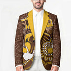 Custom Hawks Football Blazer Aboriginal Dot Art Pattern