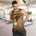 Custom Hawks Football Men Tank Top Aboriginal Dot Art Pattern