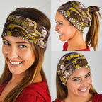 Hawks Football Neck Gaiter Aboriginal Dot Art Pattern