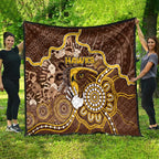 Hawks Football Quilt Aboriginal Dot Art Pattern