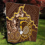 Hawks Football Quilt Aboriginal Dot Art Pattern