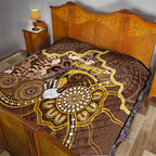 Hawks Football Quilt Aboriginal Dot Art Pattern