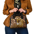 Hawks Football Shoulder Handbag Aboriginal Dot Art Pattern