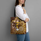 Hawks Football Tote Bag Aboriginal Dot Art Pattern