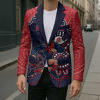 Custom Demons Football Blazer Aboriginal Dot Art Pattern