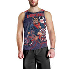 Custom Demons Football Men Tank Top Aboriginal Dot Art Pattern