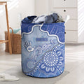Roos Football Laundry Basket Aboriginal Dot Art Pattern