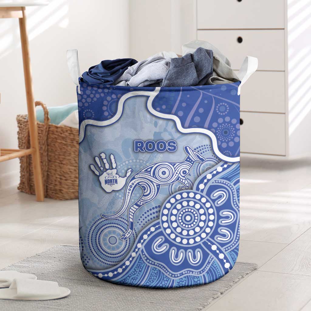 Roos Football Laundry Basket Aboriginal Dot Art Pattern