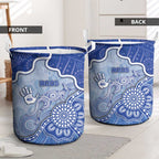 Roos Football Laundry Basket Aboriginal Dot Art Pattern