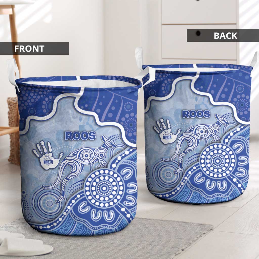 Roos Football Laundry Basket Aboriginal Dot Art Pattern
