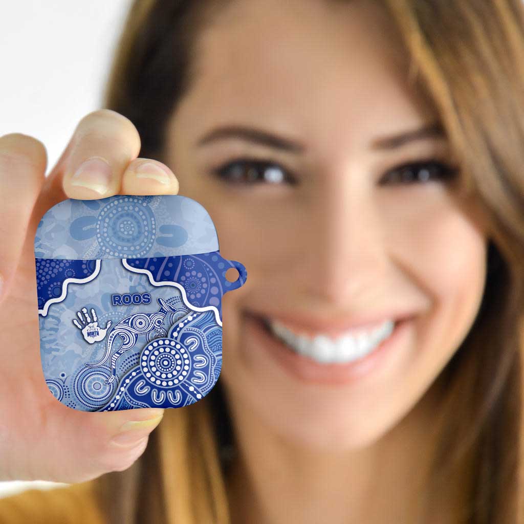 Roos Football AirPods Case Aboriginal Dot Art Pattern