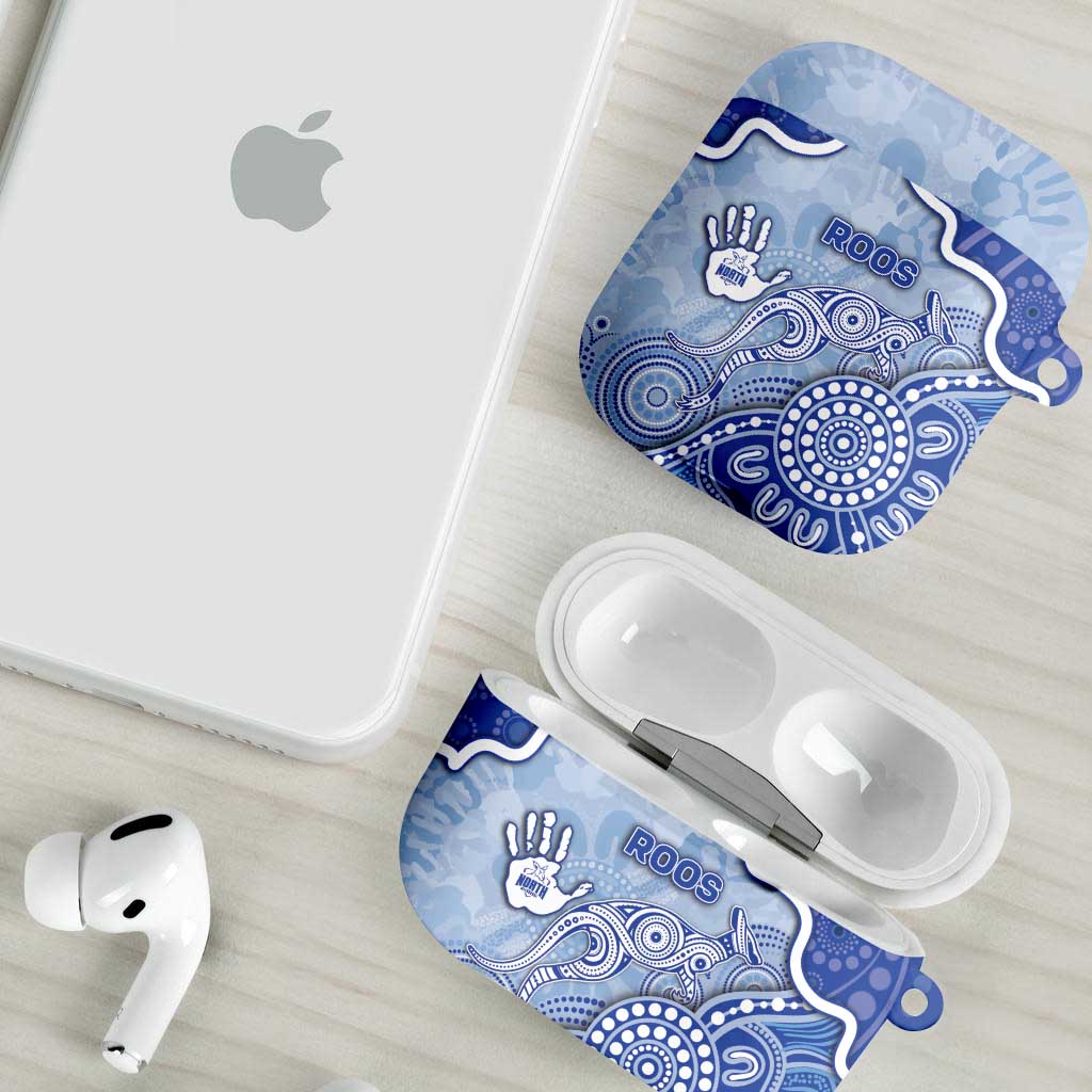 Roos Football AirPods Case Aboriginal Dot Art Pattern