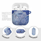 Roos Football AirPods Case Aboriginal Dot Art Pattern