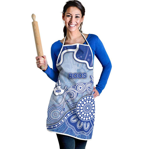 Roos Football Apron Aboriginal Dot Art Pattern