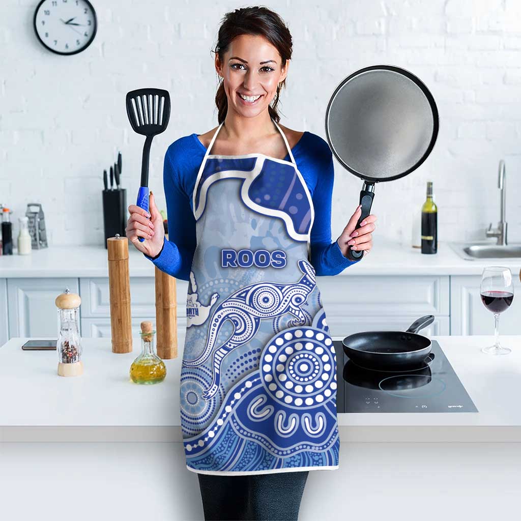 Roos Football Apron Aboriginal Dot Art Pattern