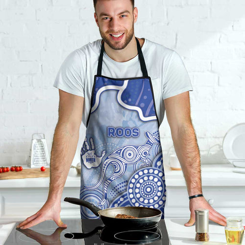 Roos Football Apron Aboriginal Dot Art Pattern