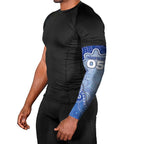 Custom Roos Football Arm Sleeves Aboriginal Dot Art Pattern