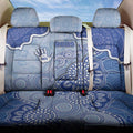 Roos Football Back Car Seat Cover Aboriginal Dot Art Pattern