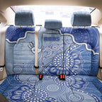 Roos Football Back Car Seat Cover Aboriginal Dot Art Pattern