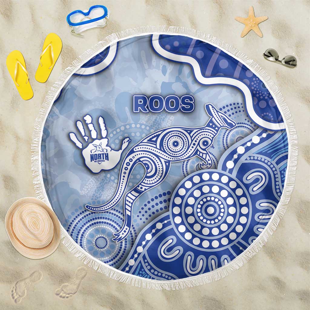 Roos Football Beach Blanket Aboriginal Dot Art Pattern