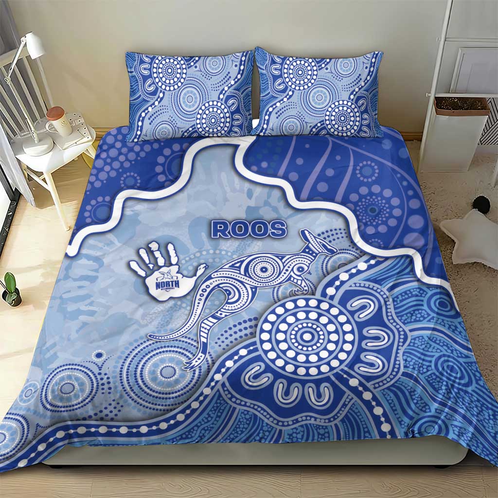 Roos Football Bedding Set Aboriginal Dot Art Pattern