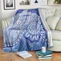Roos Football Blanket Aboriginal Dot Art Pattern
