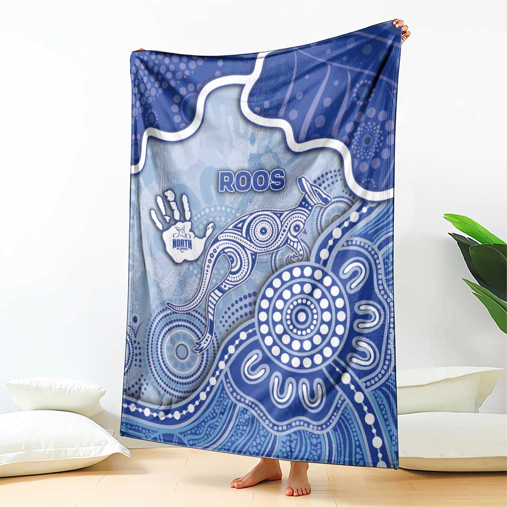 Roos Football Blanket Aboriginal Dot Art Pattern