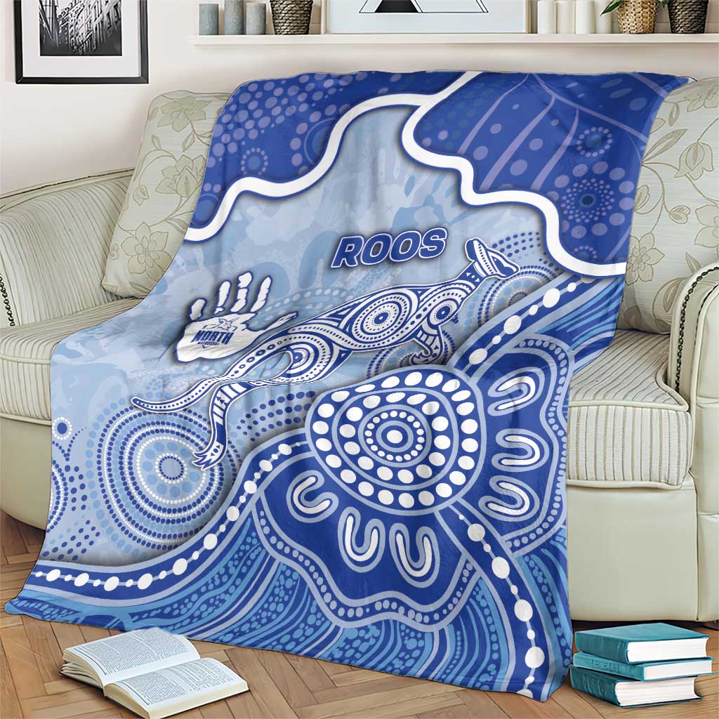 Roos Football Blanket Aboriginal Dot Art Pattern