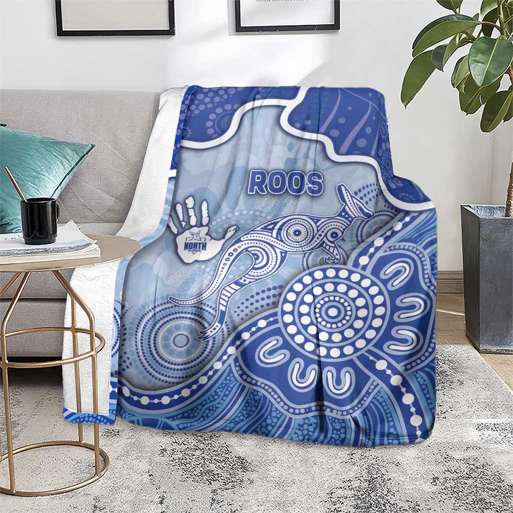 Roos Football Blanket Aboriginal Dot Art Pattern