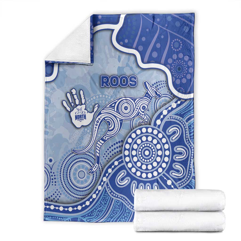 Roos Football Blanket Aboriginal Dot Art Pattern