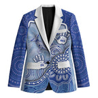 Custom Roos Football Blazer Aboriginal Dot Art Pattern