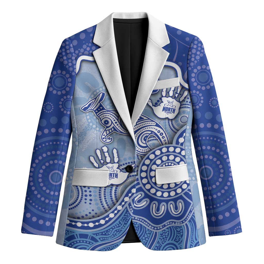 Custom Roos Football Blazer Aboriginal Dot Art Pattern