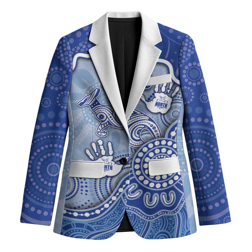 Custom Roos Football Blazer Aboriginal Dot Art Pattern