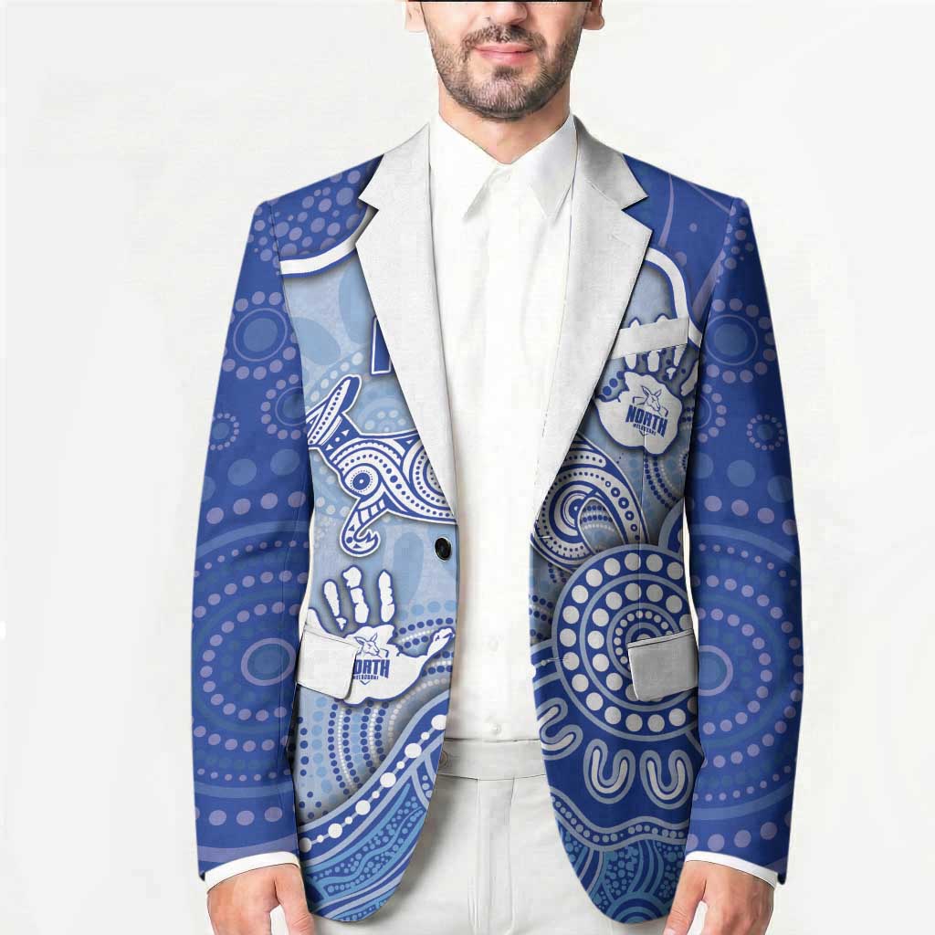 Custom Roos Football Blazer Aboriginal Dot Art Pattern