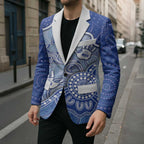 Custom Roos Football Blazer Aboriginal Dot Art Pattern
