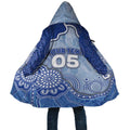 Custom Roos Football Cloak Aboriginal Dot Art Pattern