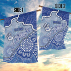 Roos Football Garden Flag Aboriginal Dot Art Pattern