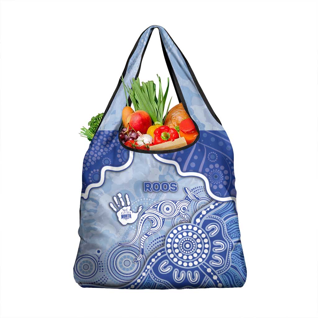 Roos Football Grocery Bag Aboriginal Dot Art Pattern