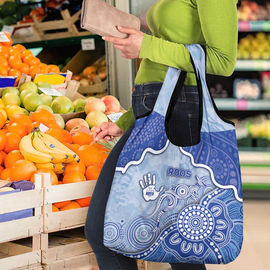 Roos Football Grocery Bag Aboriginal Dot Art Pattern